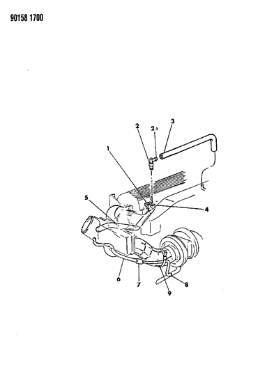 1990 Chrysler LeBaron Crankcase Ventilation Diagram 4