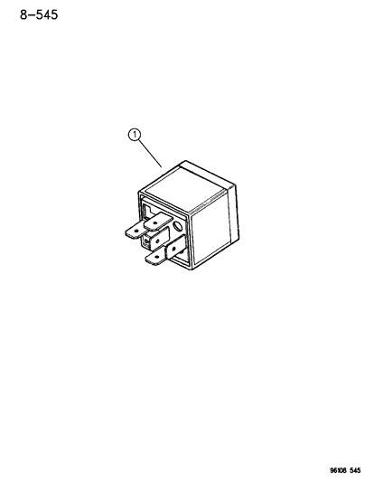 1996 Chrysler Town & Country Relays Diagram