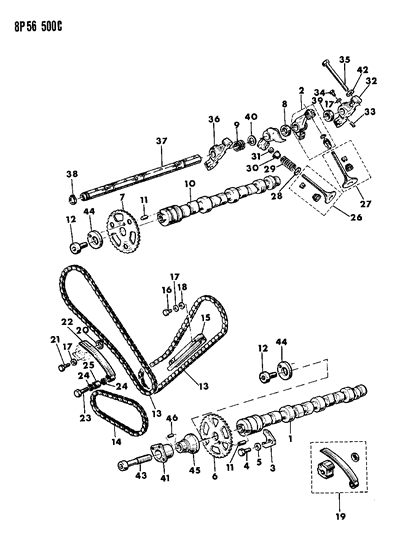 1991 Dodge Monaco Seal-Valve Diagram for T0737124