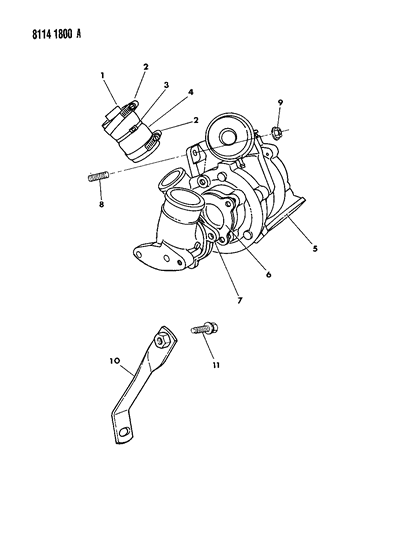 1988 Chrysler LeBaron Base Turbo Charger Diagram