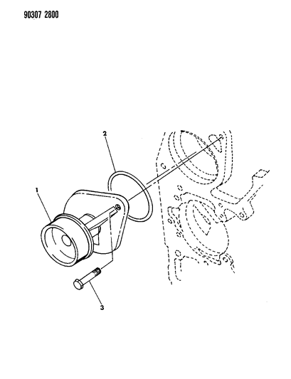 1993 Dodge D350 Water Pump Diagram