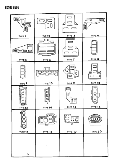 1992 Dodge Dynasty Insulators 4 Way Diagram