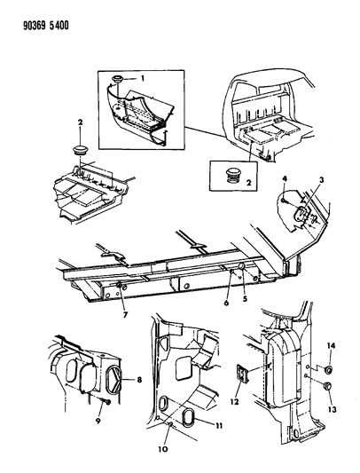 1990 Dodge D150 Plugs Pan Diagram