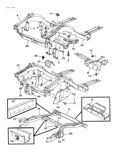 1984 Dodge Rampage Frame Diagram