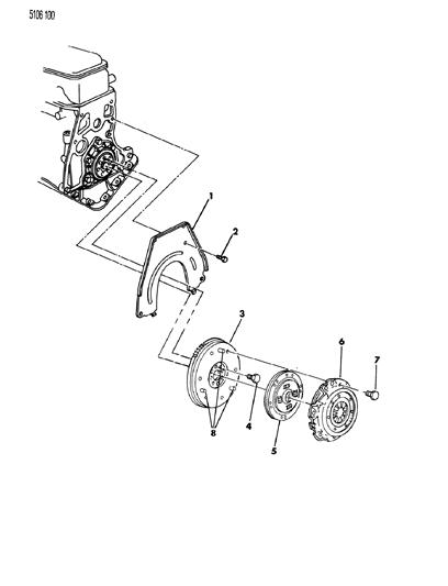 1985 Dodge Omni Clutch Diagram 1