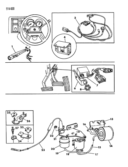 1985 Dodge Charger Speed Control - Electronic Diagram