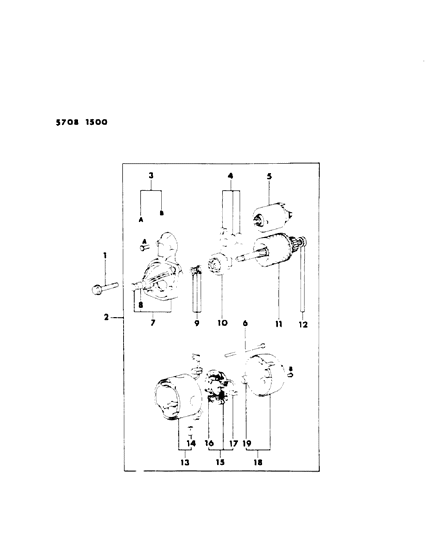 1986 Dodge Ram 50 Starter Diagram 2