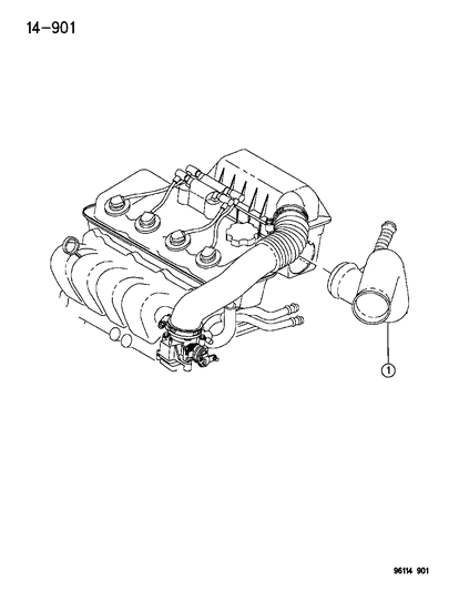 1996 Dodge Neon Air Intake Diagram