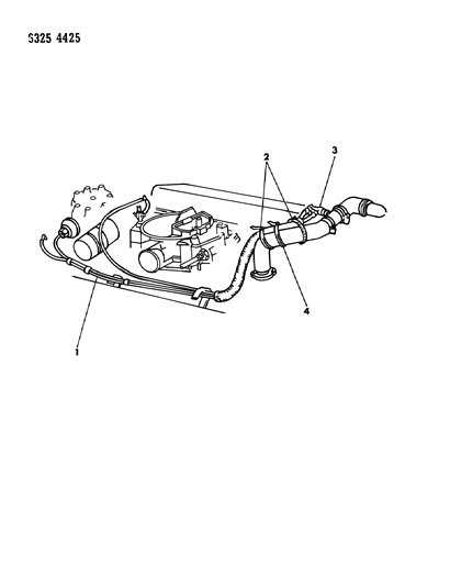 1986 Dodge D150 Spark Advance Control Diagram