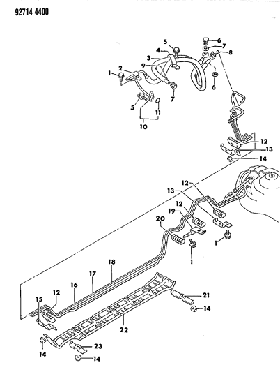 1993 Dodge Stealth Fuel Line Diagram