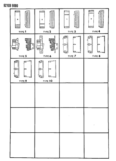 1992 Chrysler Imperial Insulators 25 Way Diagram