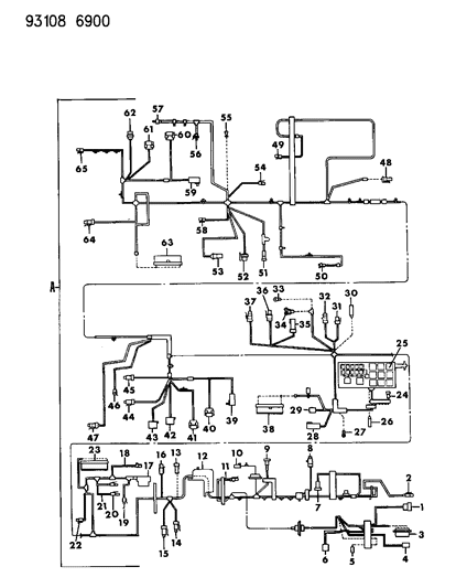 1993 Chrysler Imperial Wiring - Headlamp To Dash Diagram