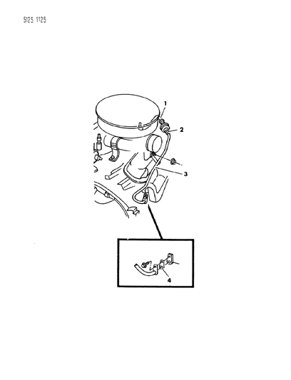 1985 Dodge Diplomat Aspirator Diagram 2