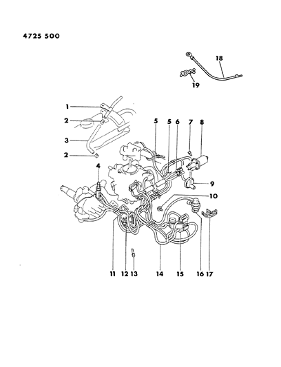 1984 Dodge Colt EGR System Diagram 2