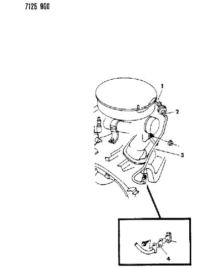 1987 Dodge Charger Aspirator Diagram 3