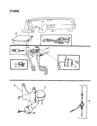 1989 Dodge Raider Speed Control Diagram 2