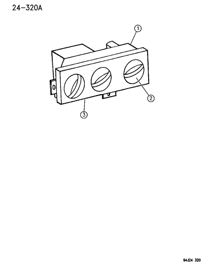 1996 Jeep Grand Cherokee Control, Heater Diagram