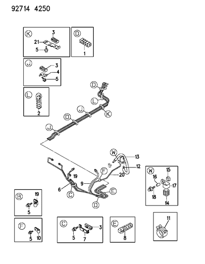 1994 Dodge Colt Fuel Lines Diagram