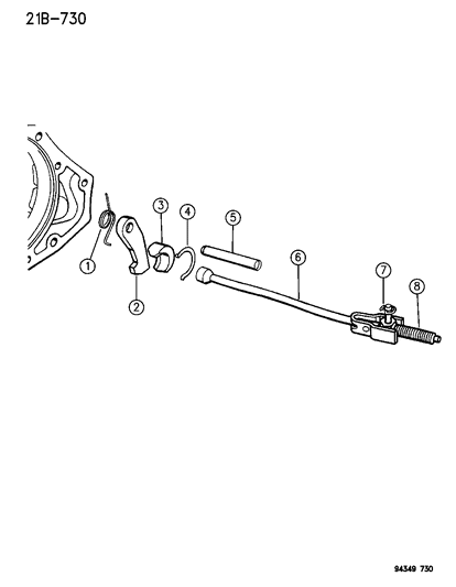 1994 Dodge Ram Van Parking Sprag Diagram 2