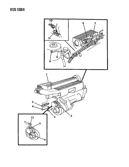 1988 Dodge Caravan EGR System Diagram 2