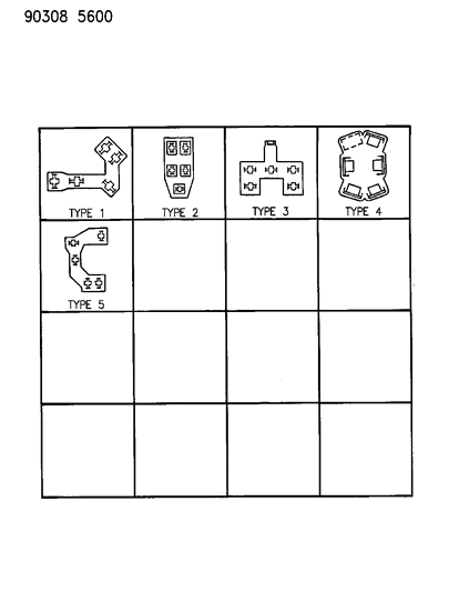 1990 Dodge Ram Van Insulators 5 Way Diagram