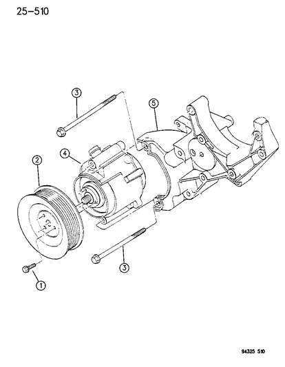 1994 Dodge Ram 2500 Air Pump Diagram