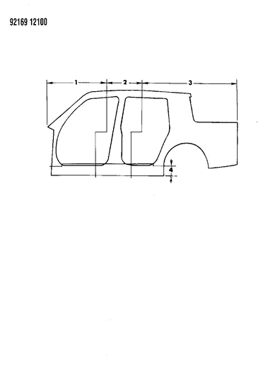 1992 Chrysler Imperial Aperture Panel Diagram