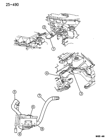 1996 Dodge Caravan Leak Detection Pump Diagram