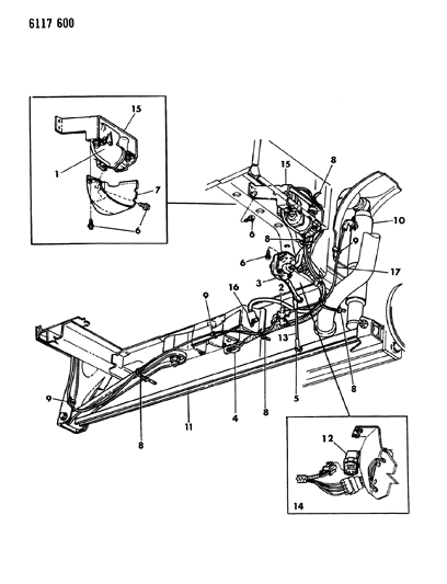 1986 Chrysler LeBaron Electronic Load Leveling System Diagram