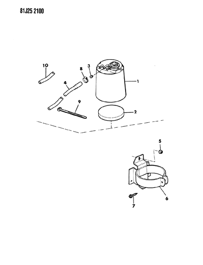 1985 Jeep Wrangler Vapor Canister Diagram