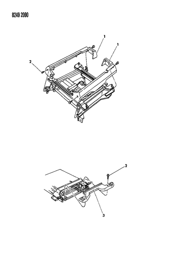1988 Chrysler LeBaron GTS Covers - Adjuster Electric Diagram