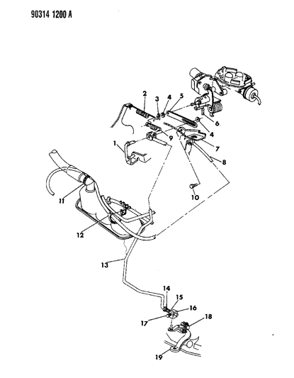 1990 Dodge Ram Van Throttle Control Diagram