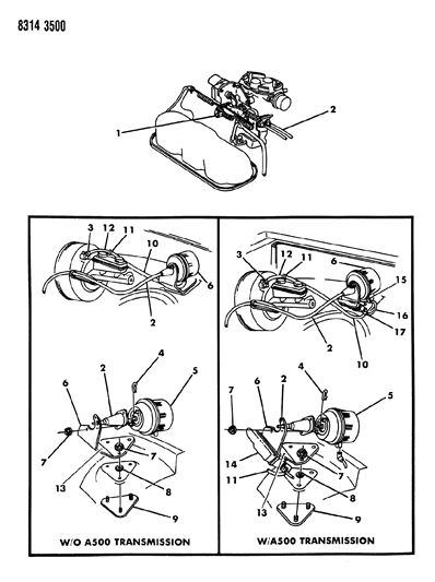 1989 Dodge Dakota Speed Control Diagram