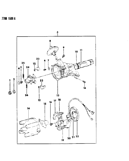 1988 Dodge Ram 50 Distributor Diagram 1