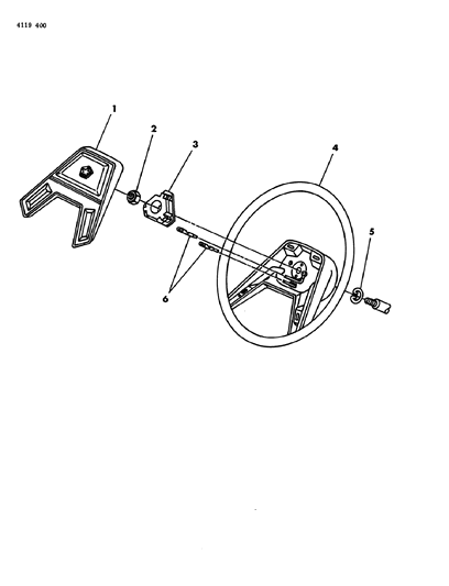 1984 Chrysler Fifth Avenue Steering Wheel Diagram