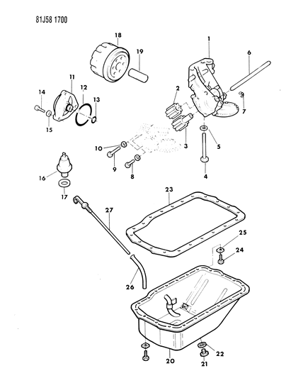 1986 Jeep Wrangler Engine Oiling Diagram 2