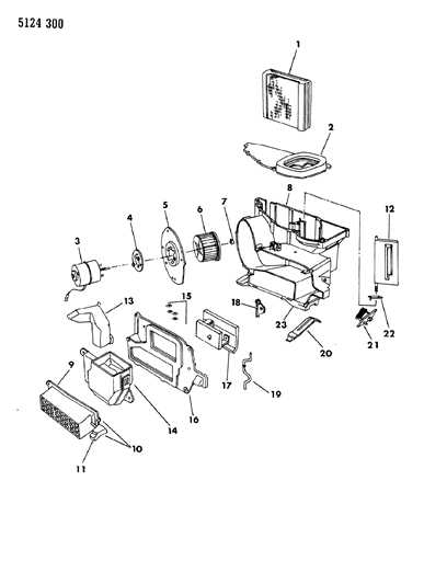 1985 Dodge Omni Heater Unit Diagram