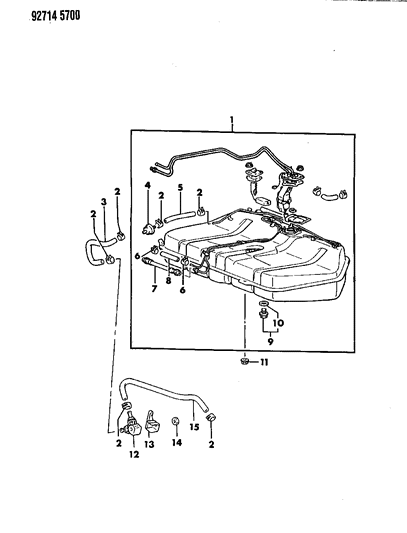 1993 Dodge Ram 50 Fuel Tank Diagram 3