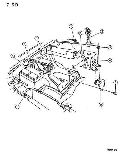 1996 Jeep Grand Cherokee Coolant Tank Diagram