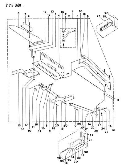 1984 Jeep J20 Winch Mounting Warn Diagram 2