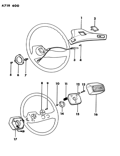 1984 Dodge Ram 50 Steering Wheel Diagram