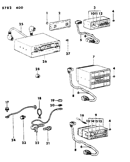 1985 Dodge Colt Nut Diagram for MS440053