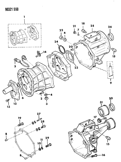 1993 Dodge Ram Van Transmission Diagram