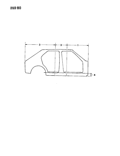 1988 Dodge Omni Aperture Panel Diagram