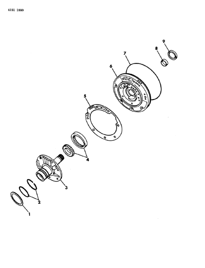 1984 Dodge Daytona Oil Pump With Reaction Shaft Diagram 1