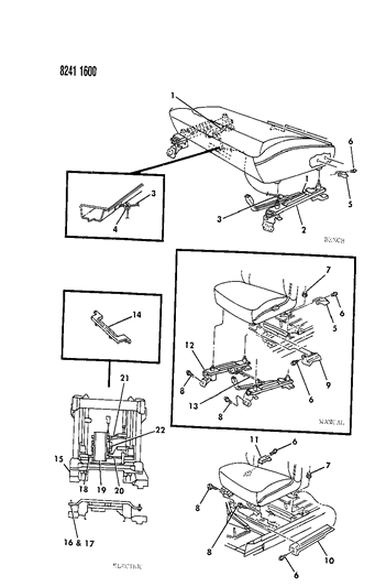 1988 Dodge Dynasty Wiring Front St Adjust Conn Diagram for 4380285