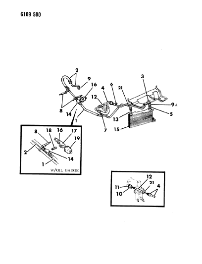 1986 Dodge Diplomat Engine Oil Cooler Diagram