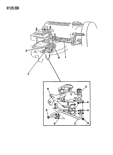 1991 Dodge Grand Caravan EGR System Diagram 1