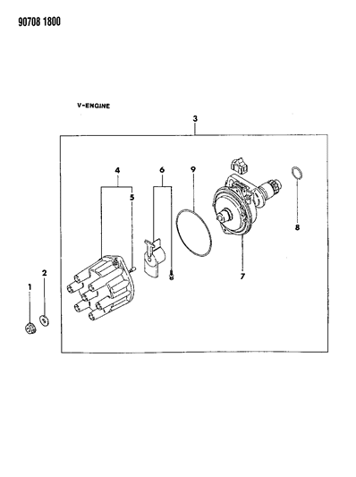 1990 Dodge Ram 50 Distributor Diagram 2