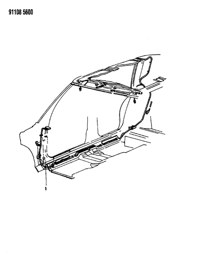 1991 Chrysler New Yorker Wiring - Body & Accessories Diagram